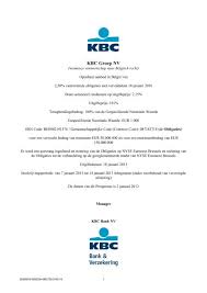 kbc hypothecaire lening