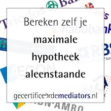 de hypotheker hypotheek berekenen