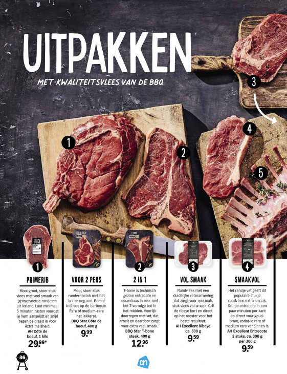 ah vlees aanbieding