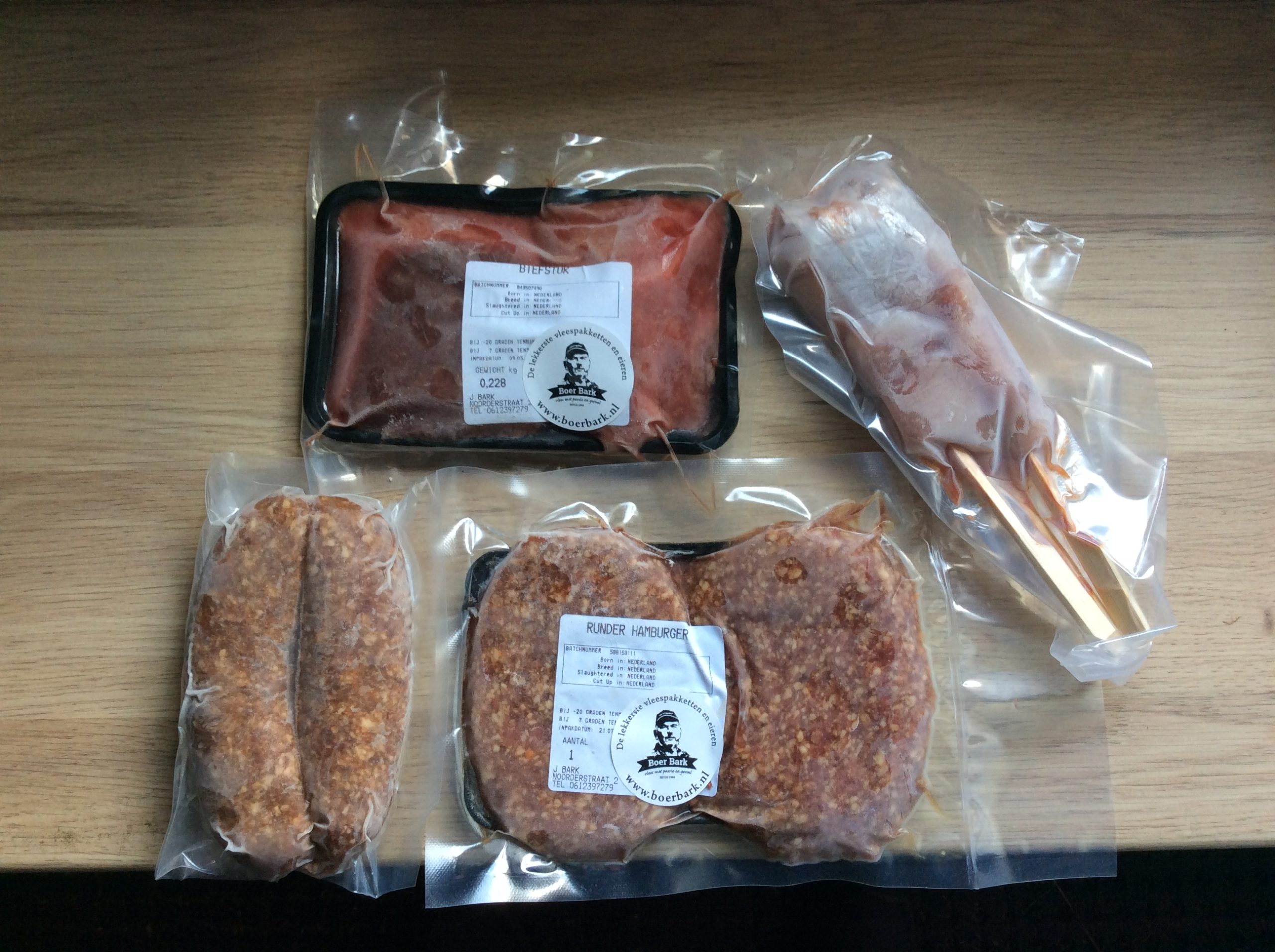 vlees bestellen bij de boer