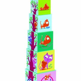 djeco stapeltoren boerderijdieren