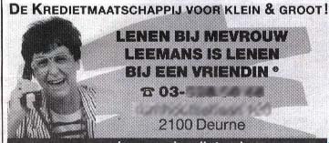 leningen mevrouw leemans